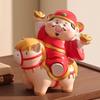 Resin Crafts God of Fortune Statue Cute Design God of Wealth Decoration  Bookshelf Decor