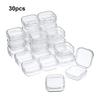 30 предметов Прозрачная шкатулка для украшений Ассортимент Серьги Крючок для ушей Ожерелье Чехол для переноски Ассортиментный комплект Органайзер для приманок