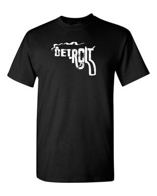 DETROIT Philadelphia GUN ALWAYS SUNNY In Pistons Lions Tees.