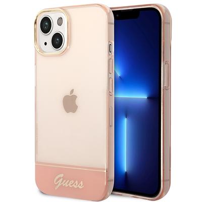 Guess Guhcp14Mhgcop Iphone 14 Plus / 15 Plus 6.7 Różowy/Pink Hardcase Translucent