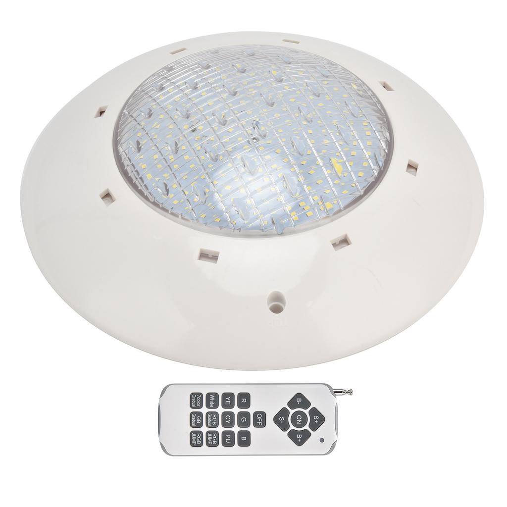 IP68 Waterproof LED Swimming Pool Light Colorful RGB Wall Mounted Underwater Light with Remote