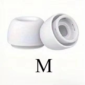 XS/S/M/L Replacement Ear Tips Suitable for AirPods Pro 1 2 Soft Silicone Non-Slip Earphone Earbuds with Noise Reduction Hole