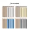 Yipan Magnetic Pure White Polyester Shower Curtain