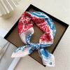 53CM Silk Scarf Small Square Scarf Versatile For Women Spring And Autumn Thin Design Fashionable And Stylish Decorative Scarf Professional Flight