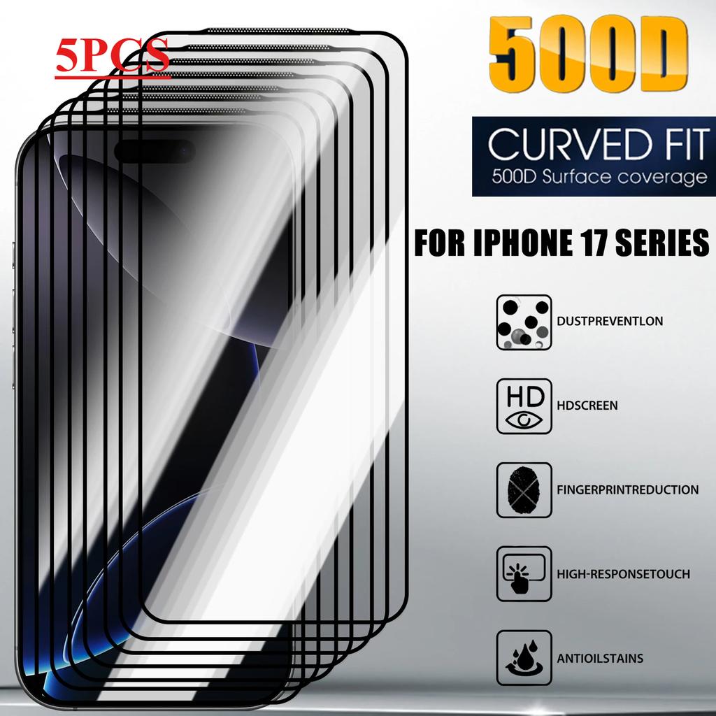 Para Iphone17 17air 17pro Max 9h Dureza Película Protetora De Vidro Temperado Para Iphone 17 11 12 13 14 15 16capa Completa Protetores De Tela Claros