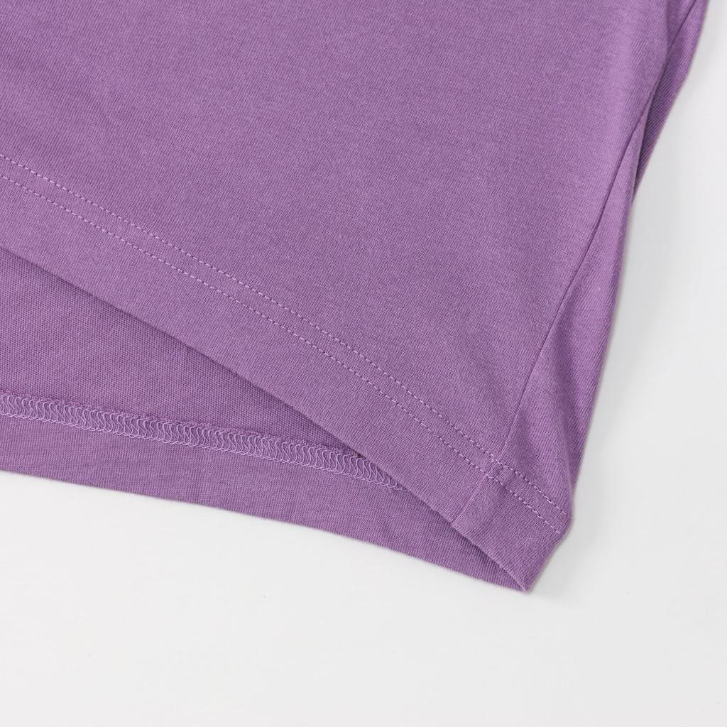 Champion Short Logo Short Sleeve XL T-shirt, Sleeve, 100% Cotton, Classic, One-point Embroidery, T-shirt, Basic, C3-P300Z, Men's, Violet,