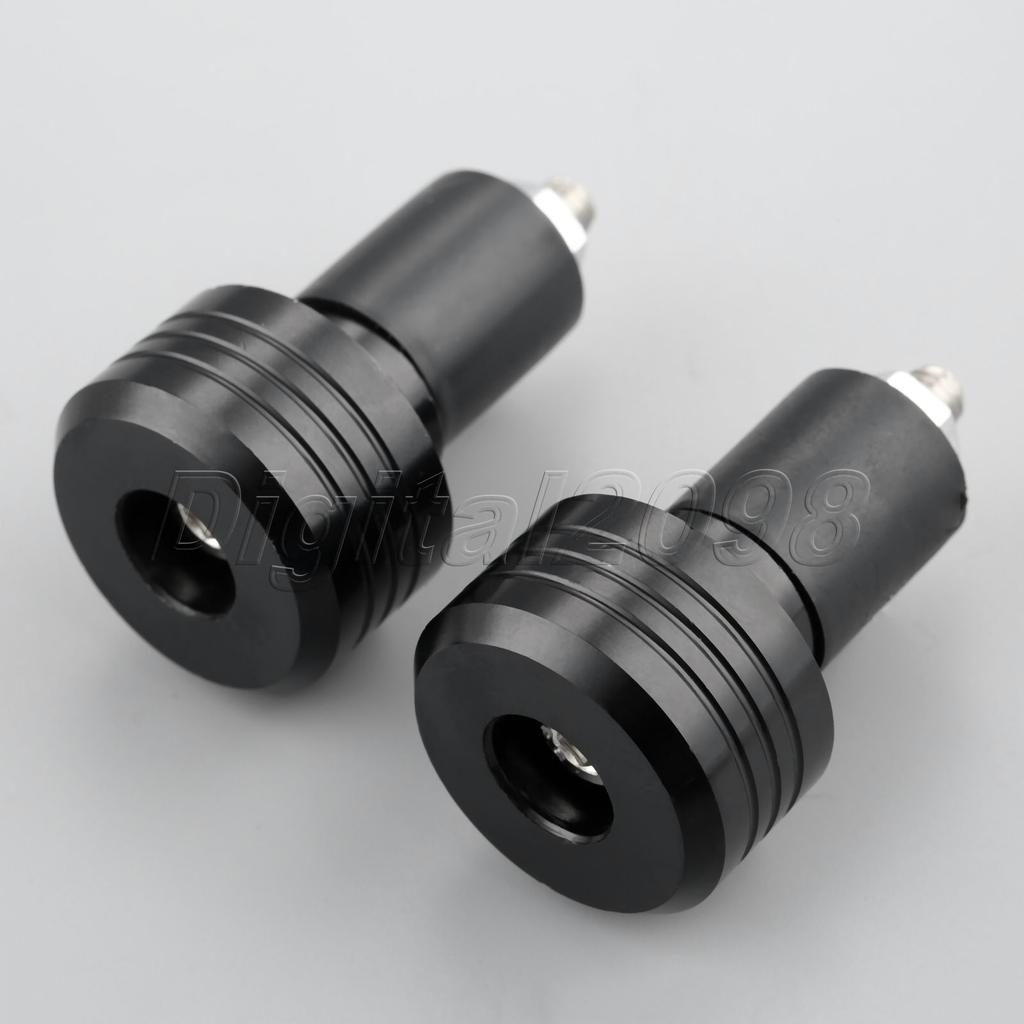 7/8" CNC Motorcycle Handlebars Bar Ends Grips Slider Vibration Heavy Weighted Handlebar Slugs Plug Handle Bar Sliders Dirt