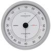 Empex Weather Meter Температура и гигрометр Super EX Температура и гигрометр для настенного монтажа Сделано в Японии Shine Silver EX-2747 16.2x16.2x2.9 см