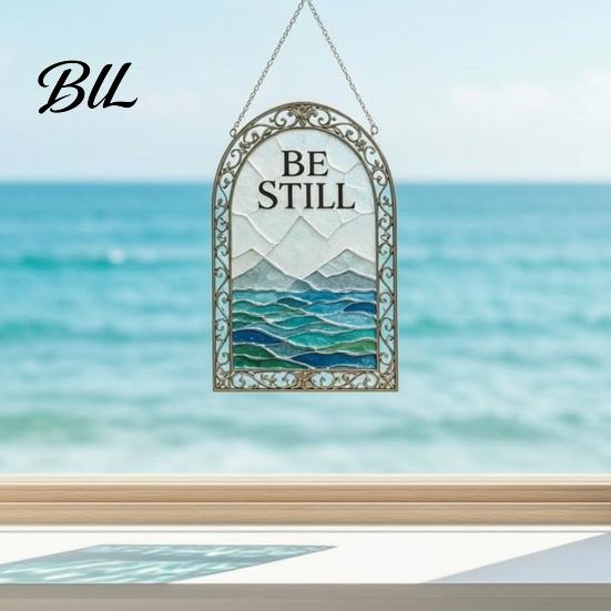 Colorful Light Catcher for Patio Sea Glass Style Acrylic Suncatcher, Catching Hanging Ornament, Decorative Suncatcher Ornament Sun Home Balcony Garden