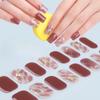 Semi-cured Gel Nail Stickers 3d Bronzing Gel Nail Stickers Baking Lamp Nail Stickers