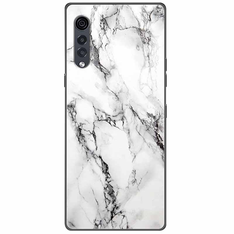 Для LG Velvet Чехол Мягкий Силикон Модный Мраморный ТПУ Funda Coque для LG Velvet 5G 6,8 дюйма Защитный Capa Для LGVelvet Чехлы