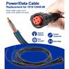 TM 010-12445-00 Power/Data Cable Threaded 4-Pin Replacement for Garmin Transducers echoMAP Chirp/Plus/UHD, GPSMAP & for Panoptix