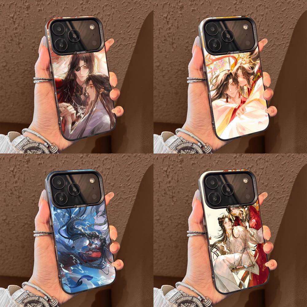 H-Heaven C-Cartoon Официальное благословение для iPhone 17,16,15,14,13,12,11,Pro,Max,Plus,E,SE4,Air,Mini Черный чехол для телефона IMD Box