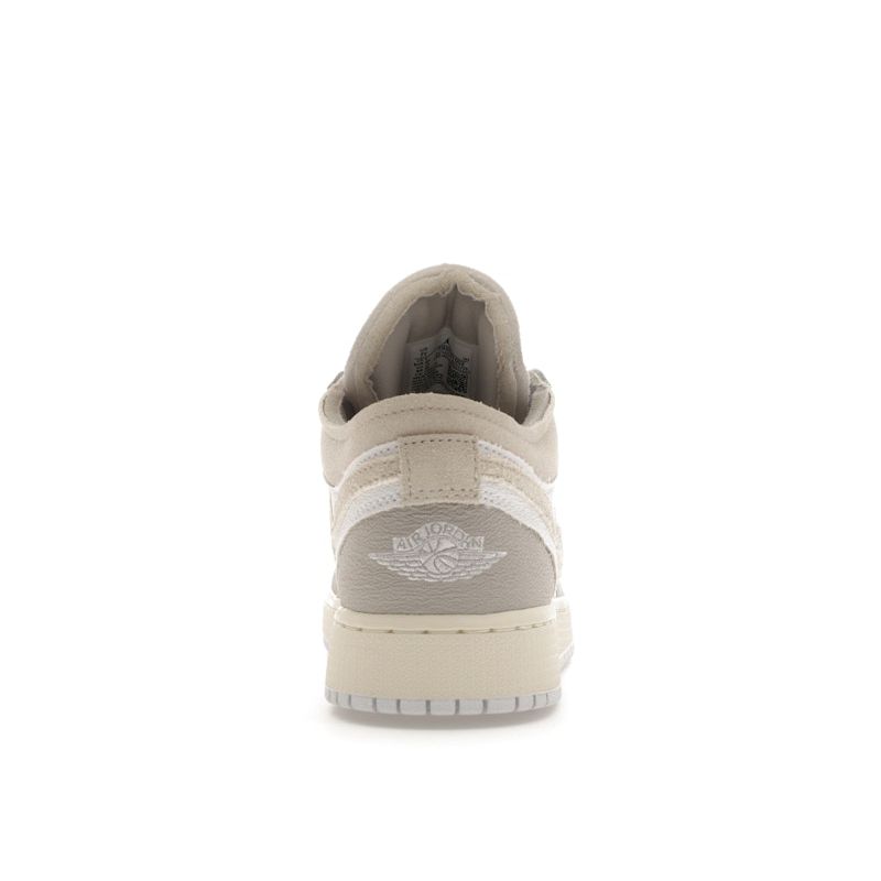 Кроссовки Air Jordan 1 Low SE Craft FB9139-002 для больших детей, кожаные, низкие