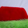 Fluorescent Green Santa Hat Glow-in-The-Dark Christmas Party Hat for Adults Kids Festive Holiday Photo Prop