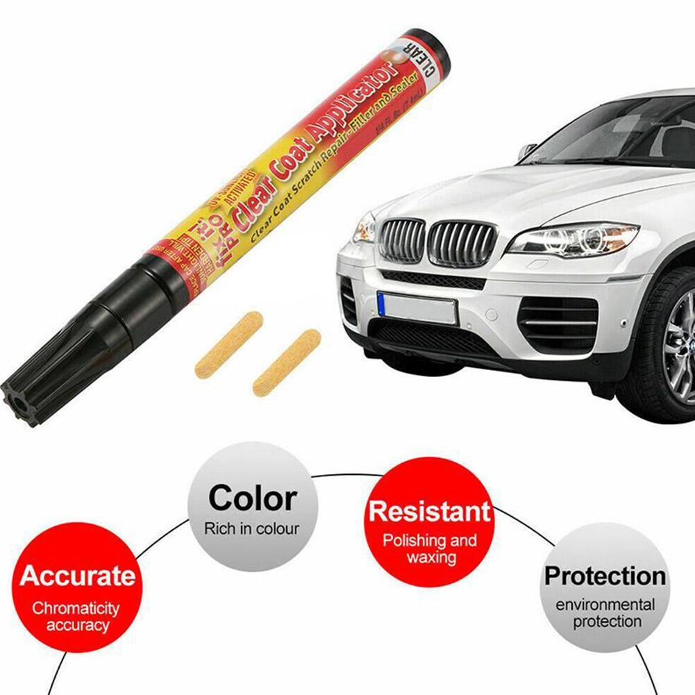 2Pcs Car Scratch Repair Remover Pen Body Door Paint Pen Scratch Repair Clear Coat Car Wash Styling Repair Pen