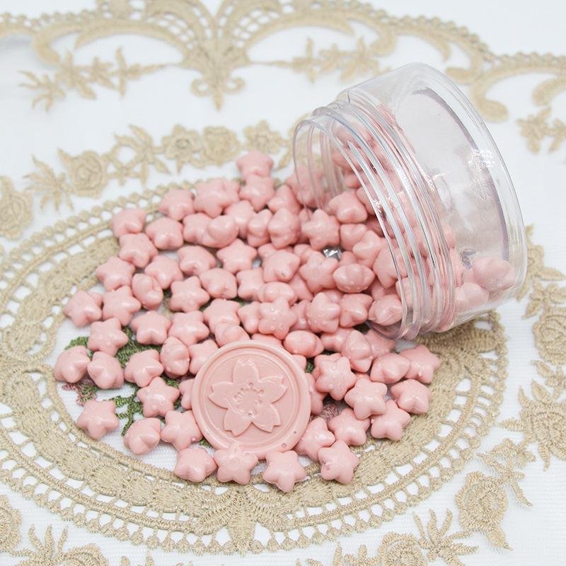 Colorful Macaron Star Wax Seal Set - Cute Aesthetic Wax Particles