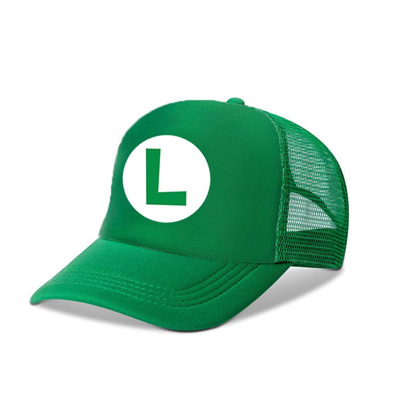 Super Mario Adjustable Baseball Cap Embroidery Sunshade Anime Mario Brothers Cartoon Hip-Hop Christmas Cosplay Birthday Gift
