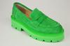 Лоферы женские 1030683 36 Зеленые замша