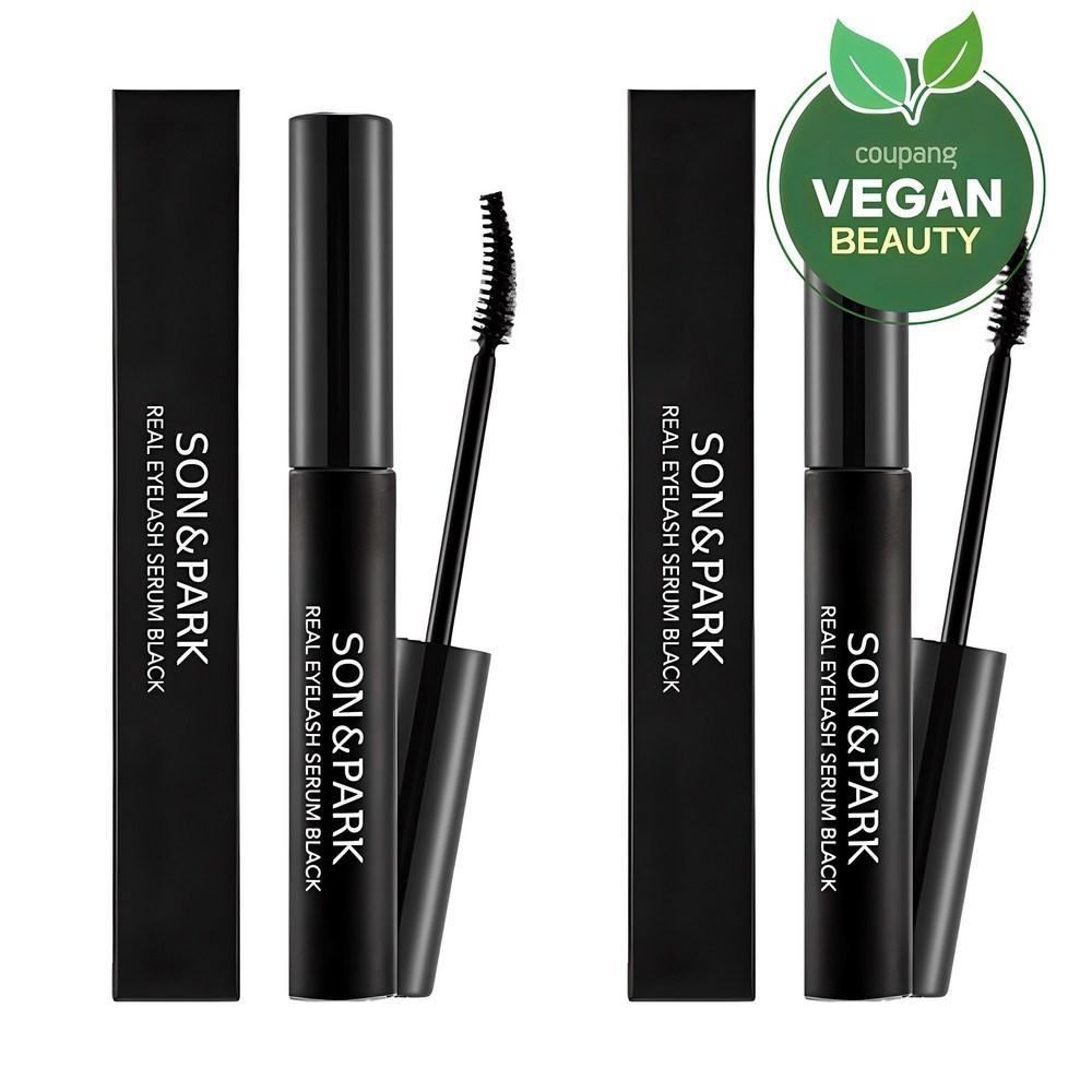 Son&Park Real Eyelash Serum Питательная сыворотка для ресниц, черная, 2 шт., 15 г