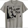 Винтажная футболка группы The Clash, тур Sort It Out, размеры S-4XL