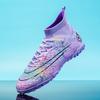 Футбольные бутсы с высоким верхом мужские TF сломанные ногти AG длинные ногти студенческие молодежные соревнования тренировочные кроссовки спортивные