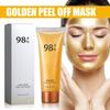 Отшелушивающая маска с золотой фольгой, Отшелушивающая маска, Коллагеновая маска, Отшелушивающая маска с содержанием золота 98,4%, Отшелушивающая маска от морщин