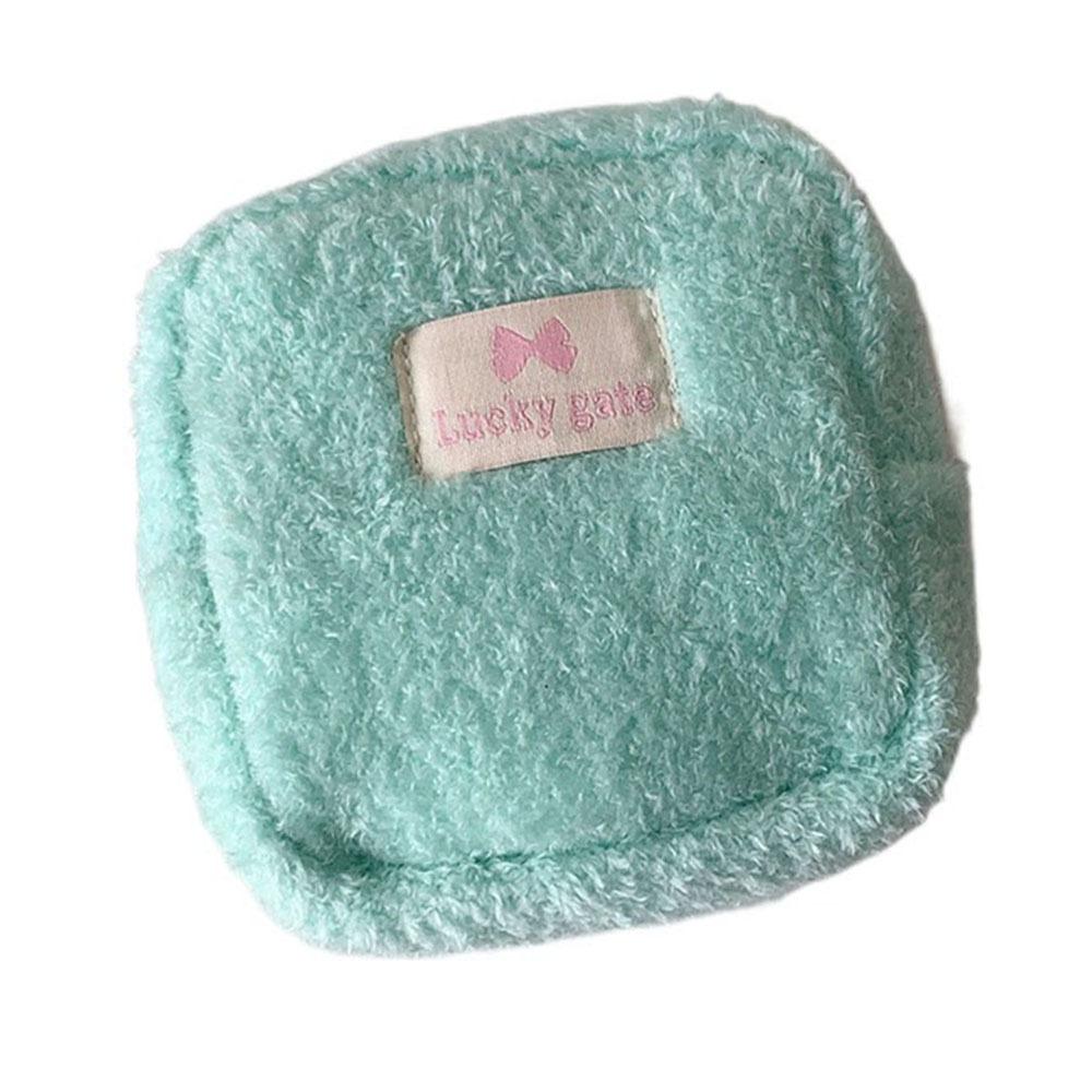 INS Trendy Cosmetic Bag Креативная мини-сумка для макияжа для девочек Мягкий кошелек для монет Дорожное хранение косметики