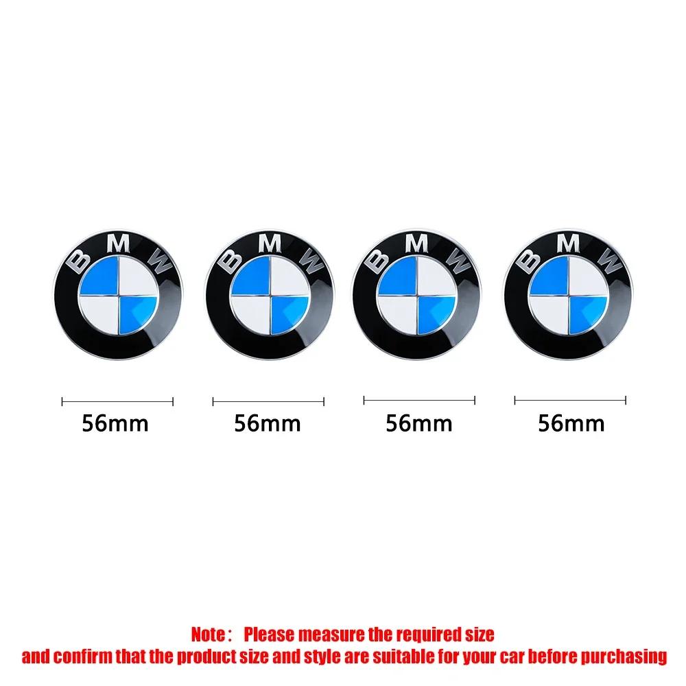 ztkah6 4Pcs 56/68mm Car Wheel Center Hub Caps Wheel Cover For BMW M M3 M5 E46 E60 E90 E34 E39 E53 E87 M3 M5 E91 E30 X1 X3 X5 X6 F25 i3