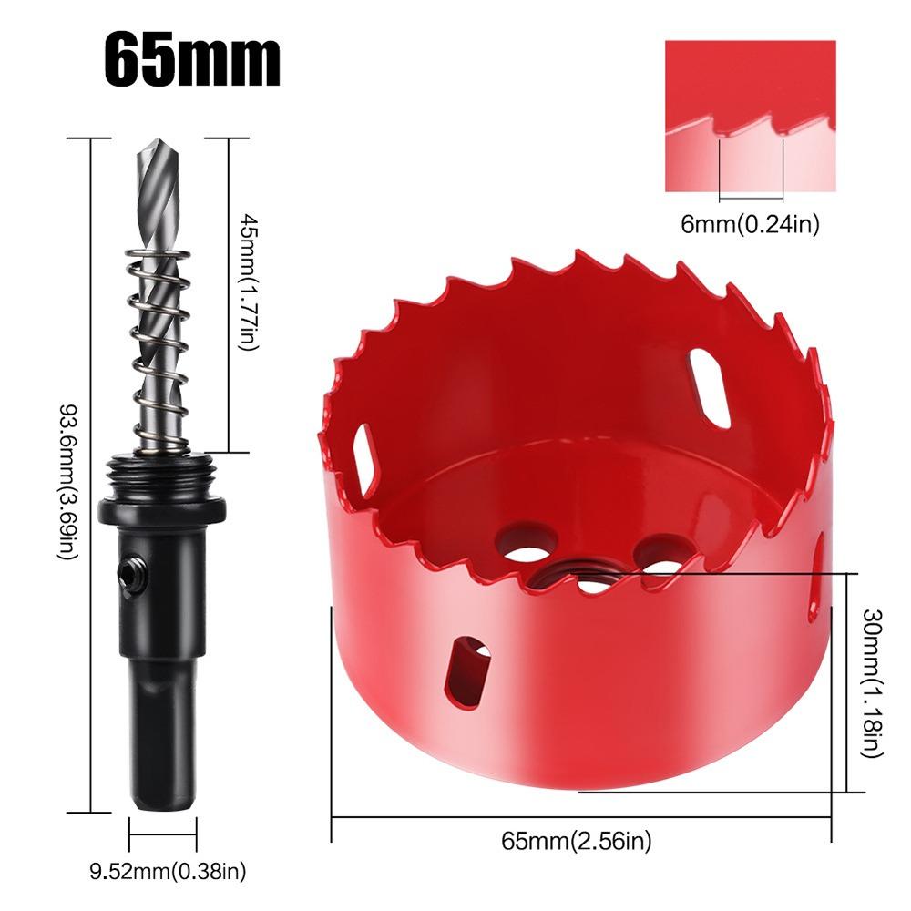 1 шт. 15-200 мм Биметаллическая коронка DIY Деревообрабатывающий инструмент для металла Железа Алюминия Пластика