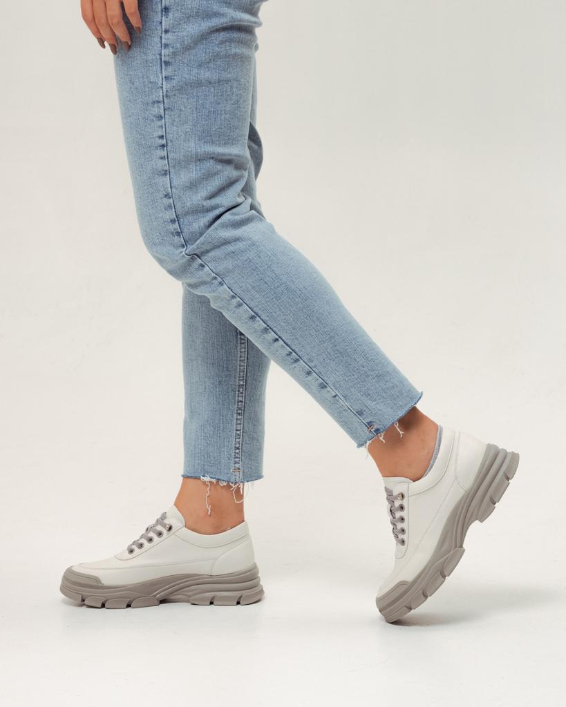 Кроссовки женские Lifexpert 80150 36 молочные кожа