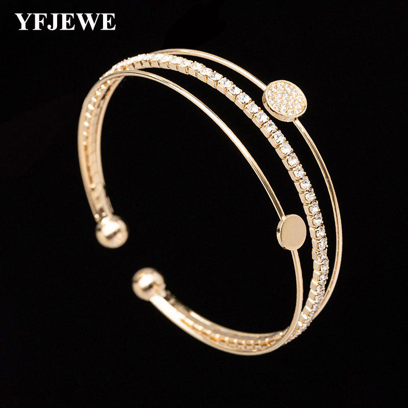 Bracelet Classic Crystal Rhinestone Stretch Bracelet Bangle Wristband Elastic Wedding Bridal Jewelry