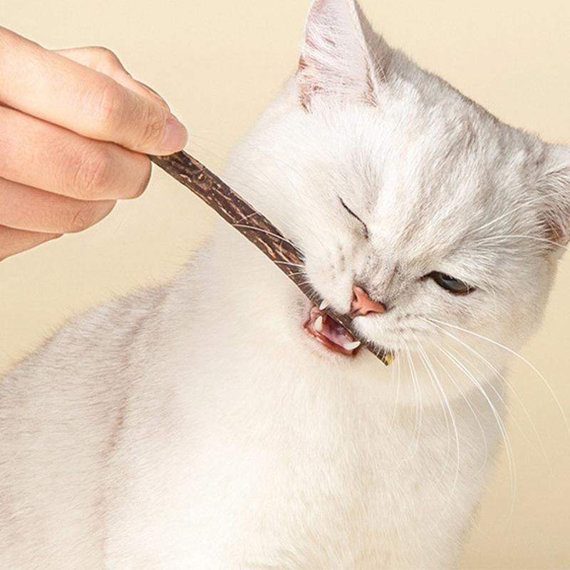 20 шт. палочек для кошачьей мяты, органические игрушки для кошек, натуральные растительные жевательные палочки, игрушки для чистки зубов у кошек, игрушки для жевания моляров у кошек, товары для животных