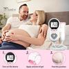 Фетальный монитор с большим ЖК-экраном, удобным интерфейсом, простым в считывании показаний, работающим от батареи, портативным монитором сердечного ритма ребенка