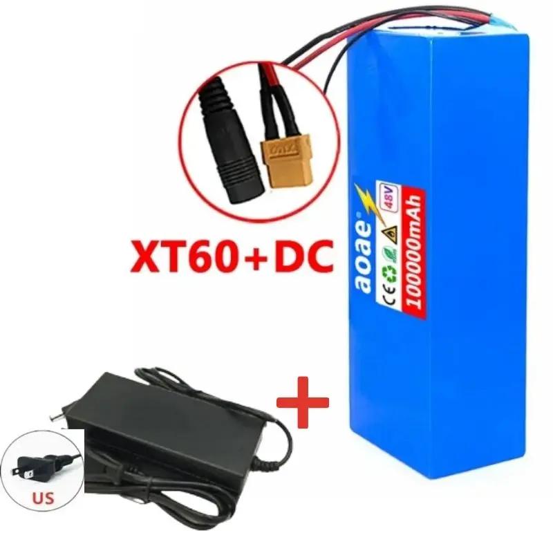 Оригинальный 48 В 13S5P 100 Ач литиевый аккумулятор для электромобиля 13S5P подходит для электроскутера, горного велосипеда 250-1000 Вт