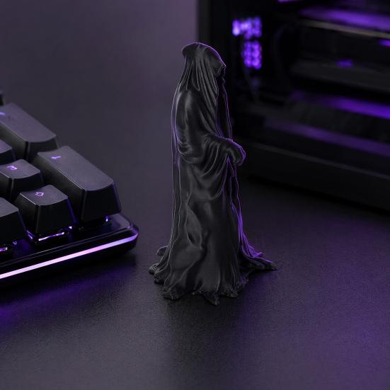 Статуя в темном стиле, 3D-печатная безликая статуэтка, Загадочная фигурка в капюшоне, Минималистичная арт-скульптура для стола, книжной полки с детективами, Готический декор для дома