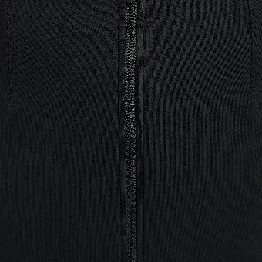 Nike Спортивная одежда Tech Fleece FW24 Повседневная длинная юбка Женская Черная HJ0919-010