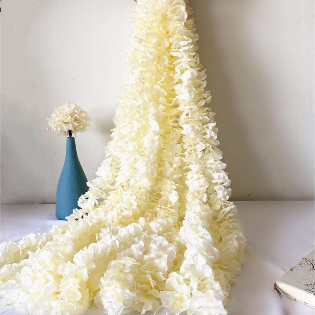 100Cm Artificial Silk Wisteria Flower Vines Hanging Rattan Flowers Wedding Home