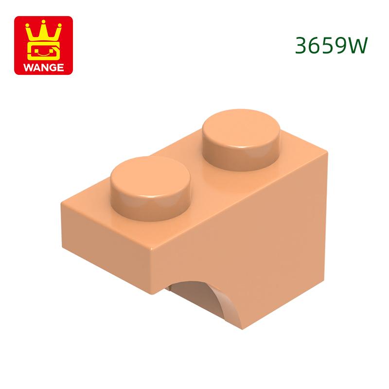 166 шт./лот 3659W 1x2 Полуарка Строительный Блок Moc Цветные Аксессуары Совместим с featuring Brick СДЕЛАЙ САМ Детская Игрушка Сборка Подарок Идея