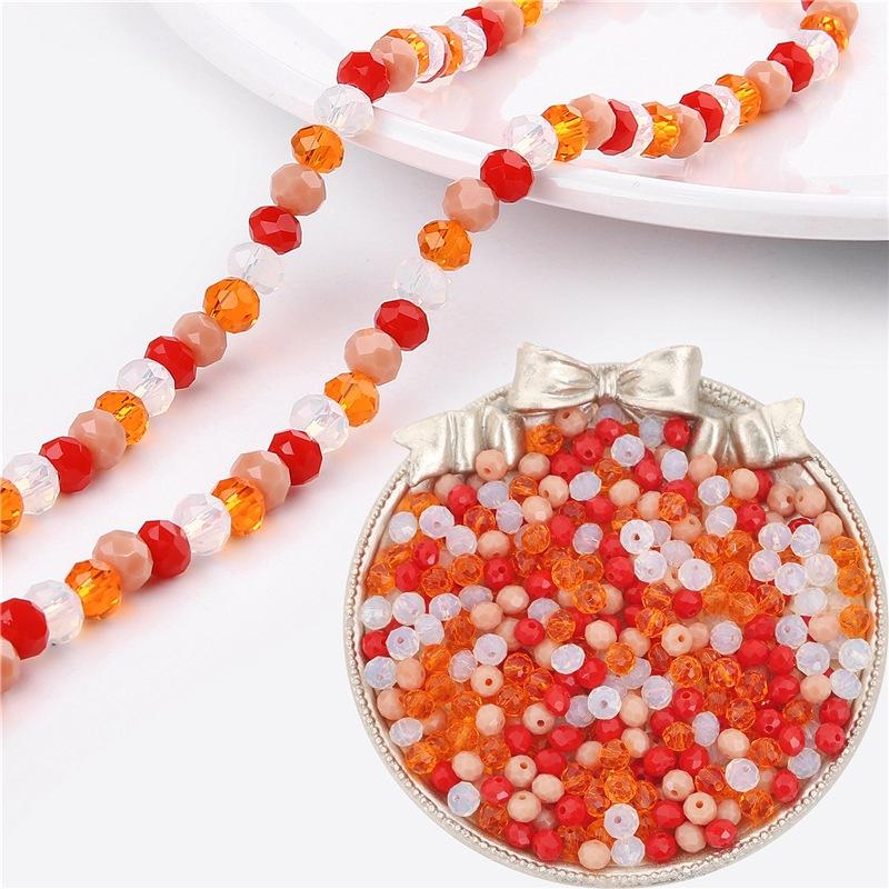 Home Party Supplies For Jewelry Making Beads Faceted Jewelry Accessories Bright DIY 100PCS/Lot Popular Glass Crystal Hot Sale High Quality Rondelle