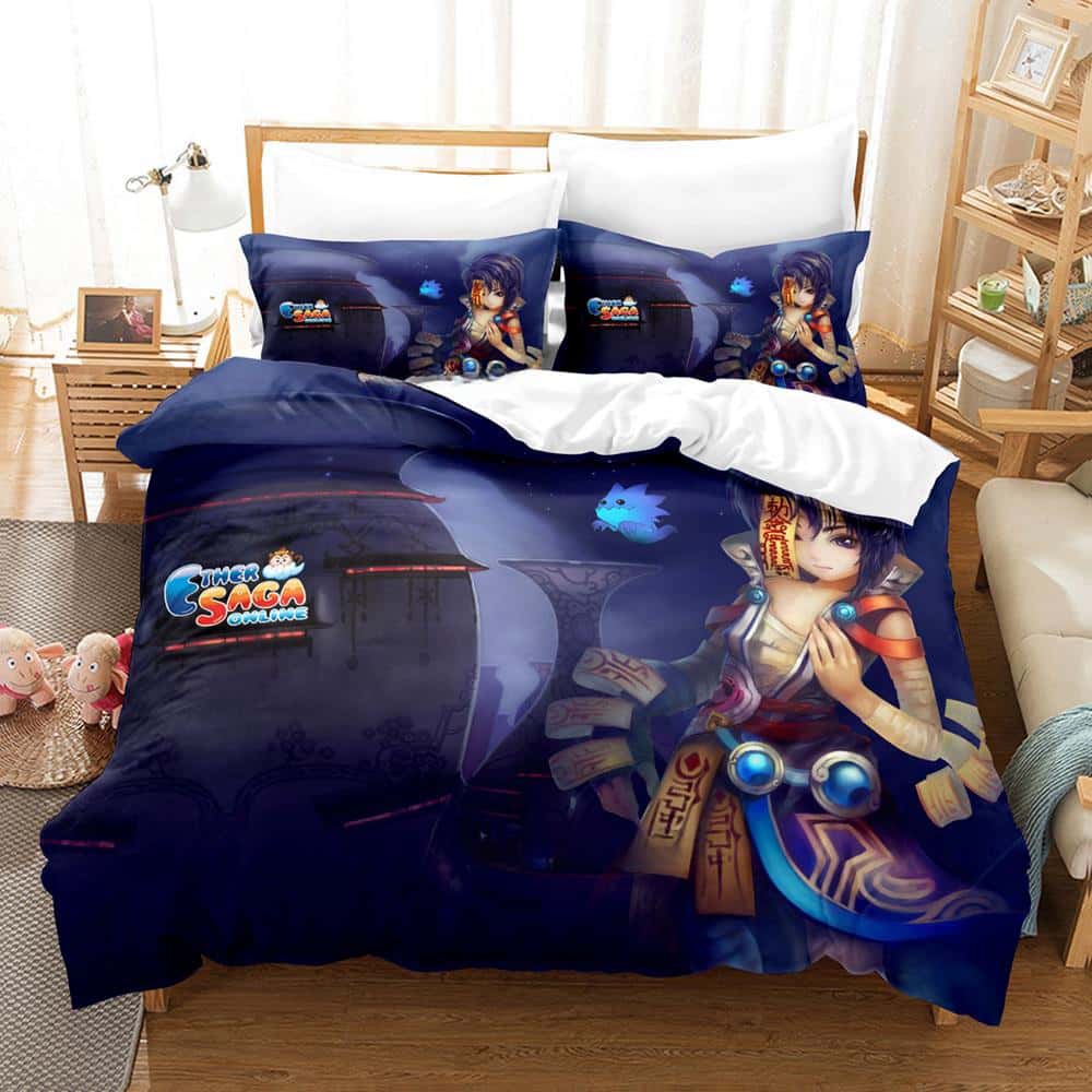 New Game Ether Saga Odyssey Bedding Set Single Twin Full Queen King Size Bed Set Adult Kid Bedroom Duvet Cover Sets Home Textile