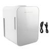 Mini Dorm Car Fridge 10L Heating Dual Use Dormitory Compact Freezer for Home Living Room US Plug
