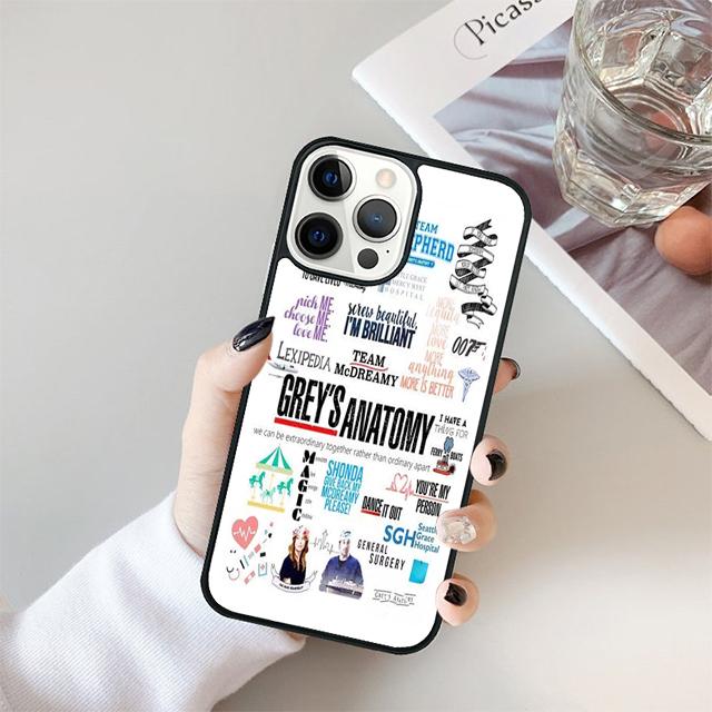 Американский сериал Анатомия страсти Чехол-ракушка Для iPhone 17 Air 15 16 14 13 12 Pro Max 11 Pro Max Plus Чехол для телефона