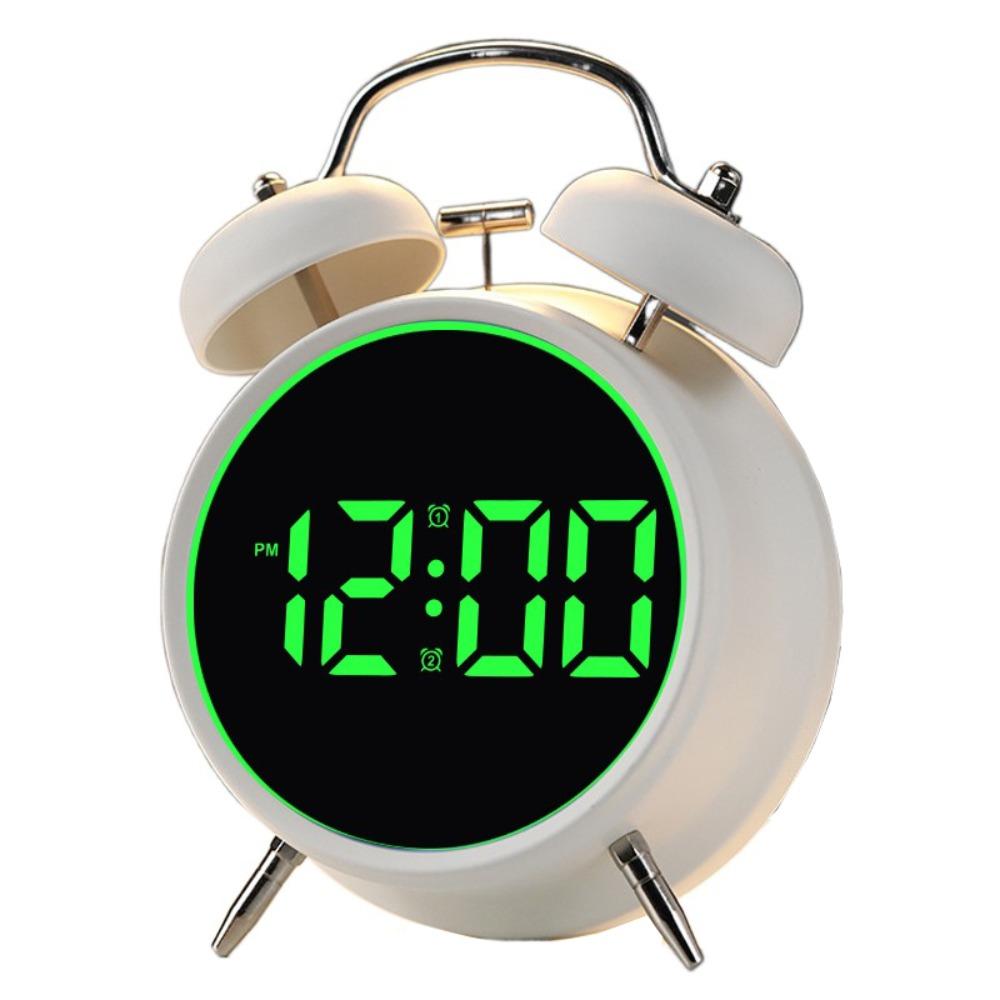 Extra Large Sound LED Electronic Clock Multifunctional Simple Number Display Smart Alarm Clock Non-Ticking Night Light