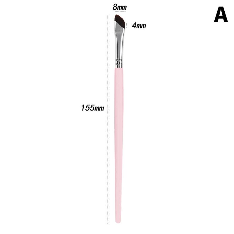 Подводка для глаз Pink Blade, ультратонкая, с тонким углом, плоская кисть для бровей, кисть для макияжа под глазами, точная кисть для детализации