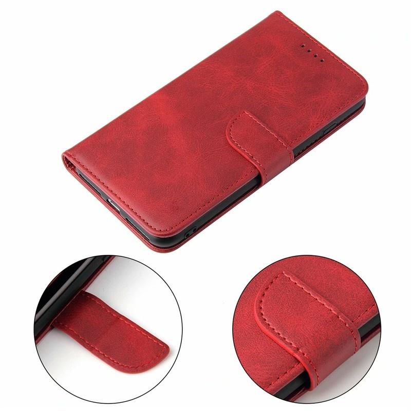 Leather Case For Honor Play 4 4T 5T 6T 8 V9 V10 V20 V30 V40 Pro Flip Casing Wallet Cover Buckle Card Slots Stand Bag Protective Sleeve