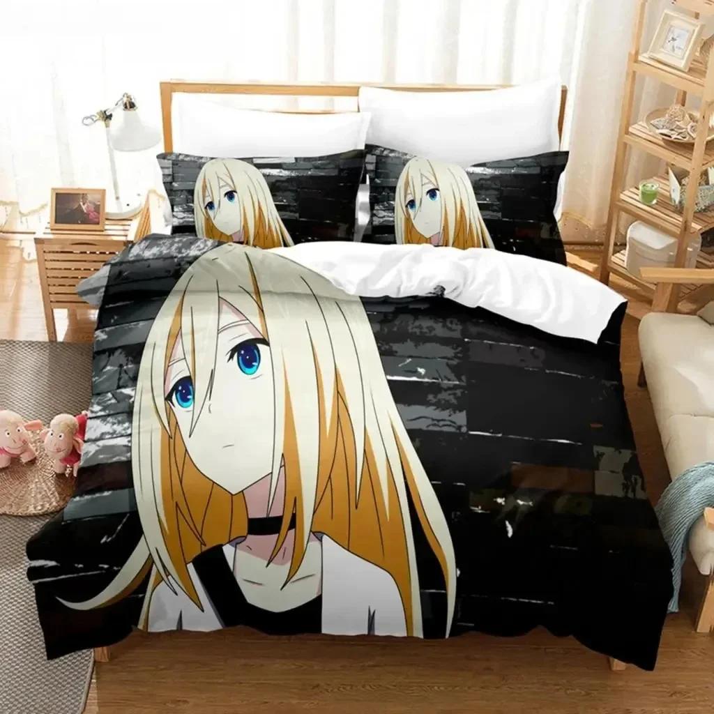 Anime Angels of Death Supplies Set Duvet Cover Set Bedding Sets For Adults Bed With Pillowcases No Filling Luxury Birthday Gifts