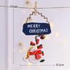Christmas Tree Decorations Resin Hanging Tags For Holiday Scene Decor Gift Items