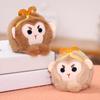 Мягкая игрушка-брелок в виде плюшевой куклы Сунь Укун, милый мультяшный дизайн головы обезьяны, плюшевая игрушка-король обезьян, забавный подарок для мальчиков и девочек