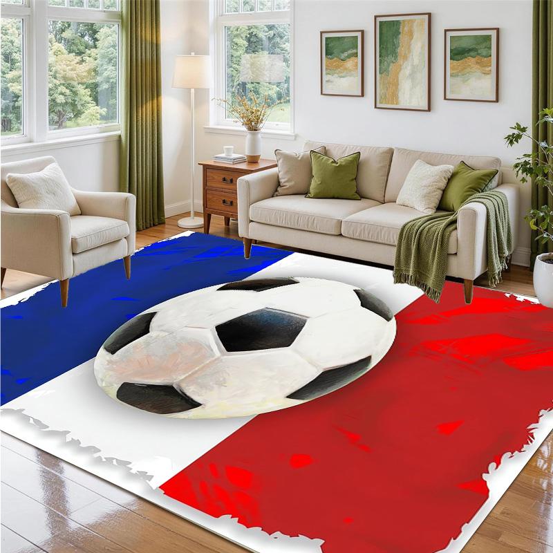 France national football team Design Crystal Velvet Rug Soft Decorative Mat for Bedroom Entrance